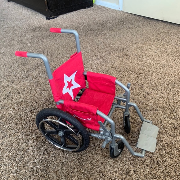 American Girl Doll Red Whellchair - Picture 11 of 11